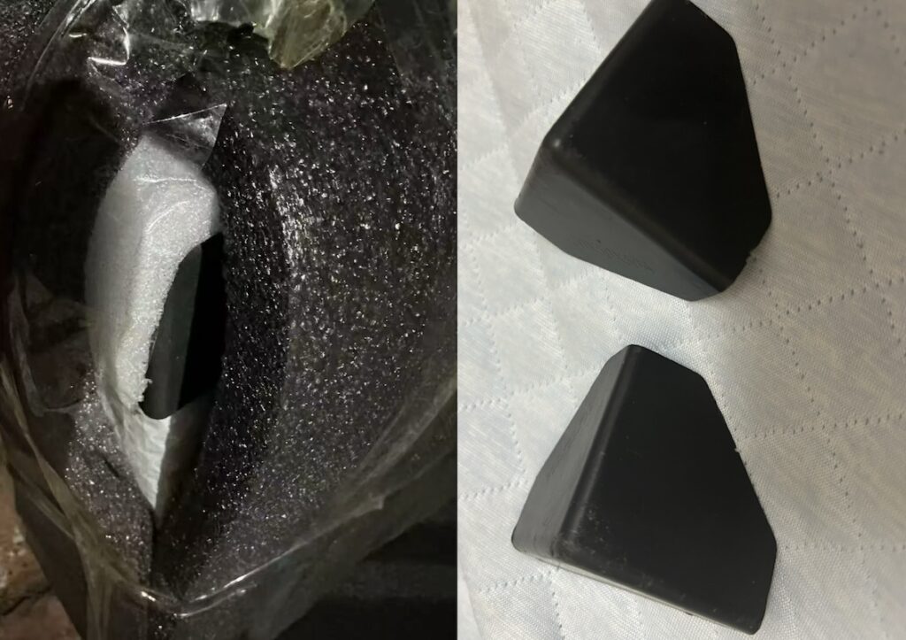 追加した梱包材