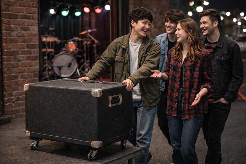 アンプを安全に運用するためには、専用設計のアンプケースが不可欠。