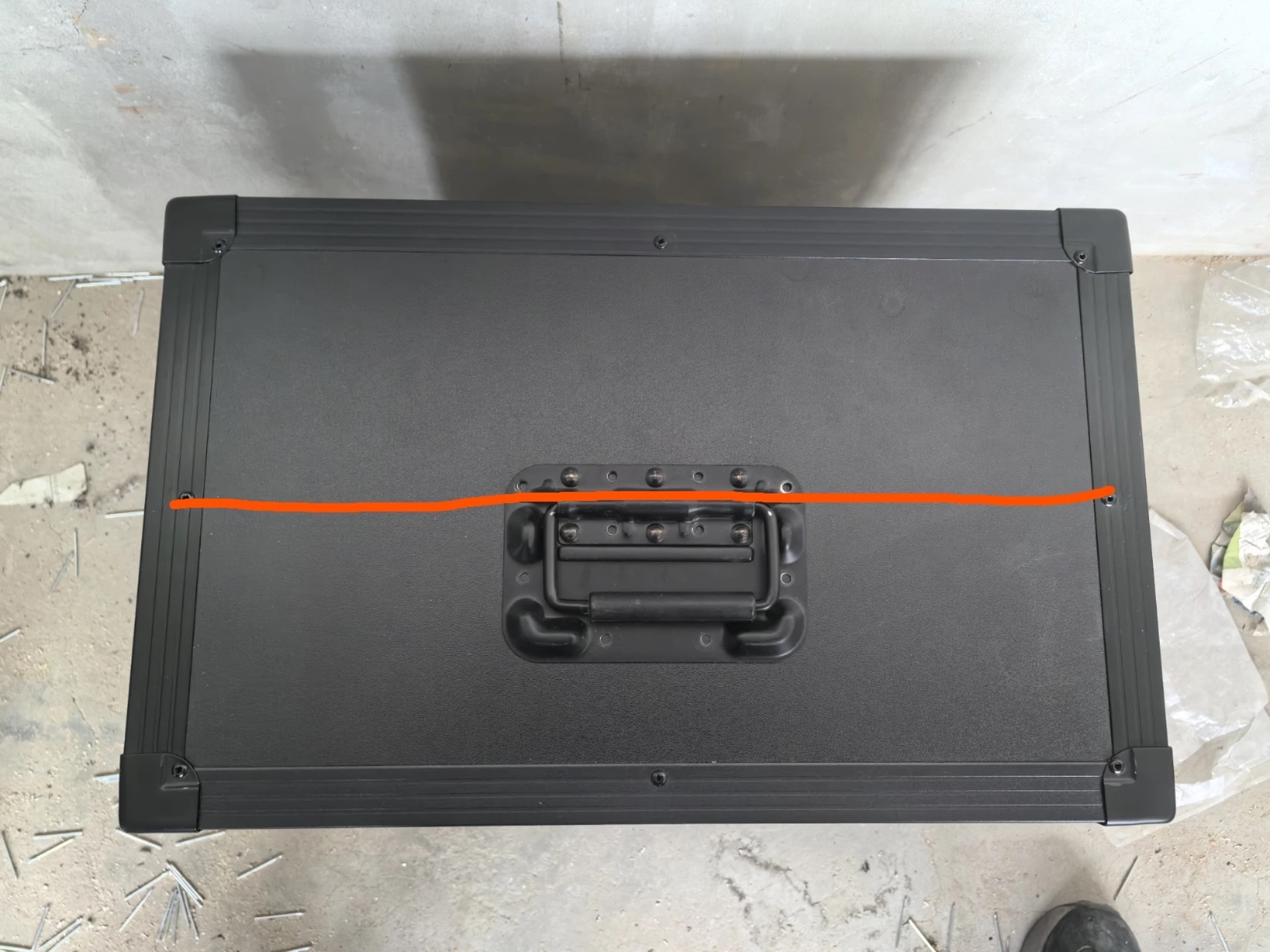 amp case with handle