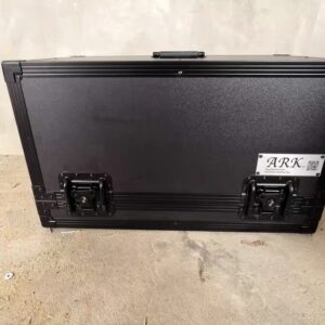 COSMIOS ARK custom black guitar amplifier case with heavy-duty handles and protective corners